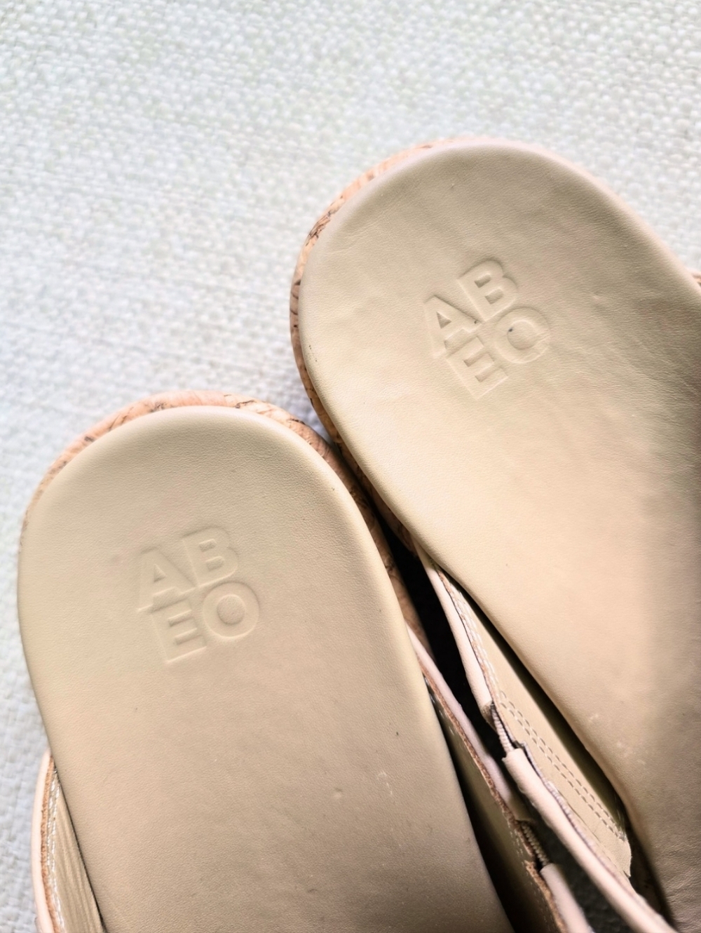 ABEO Dylan 2351 Solstice Cross Slide Metatarsal Cuban Sand Cork Wedge Sandal 7.5 - Picture 5 of 12